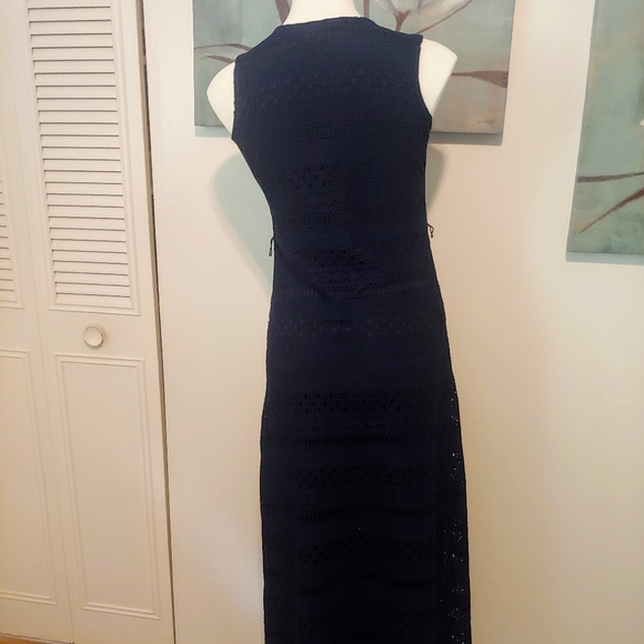 Zac & Rachel long navy lace maxi dress - Picture 5 of 5